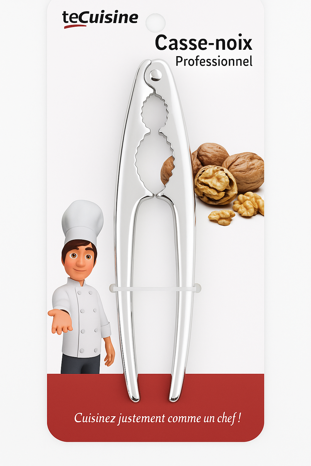 Casse noix en inox