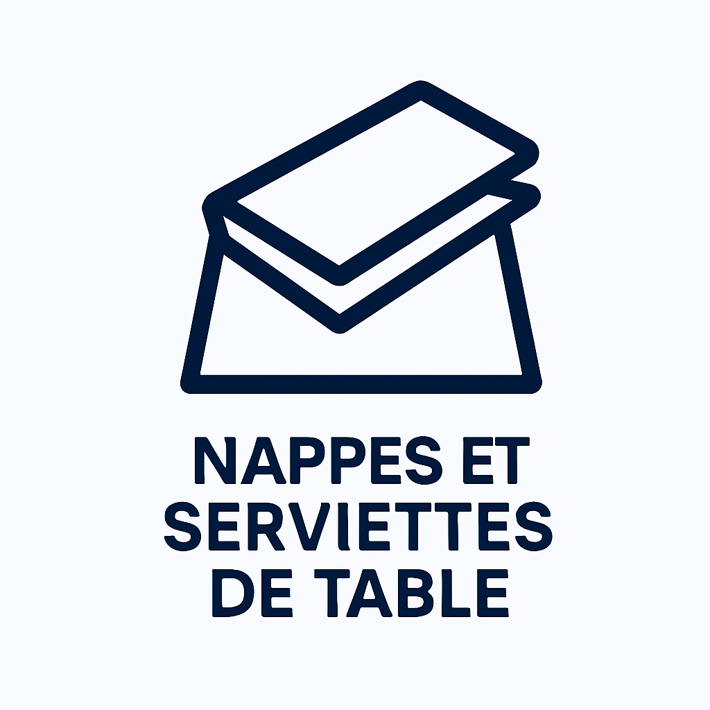 NAPPES ET SERVIETTES DE TABLE