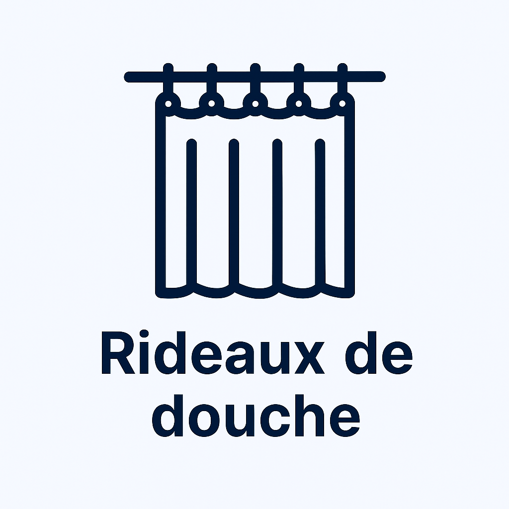 RIDEAUX DE DOUCHE