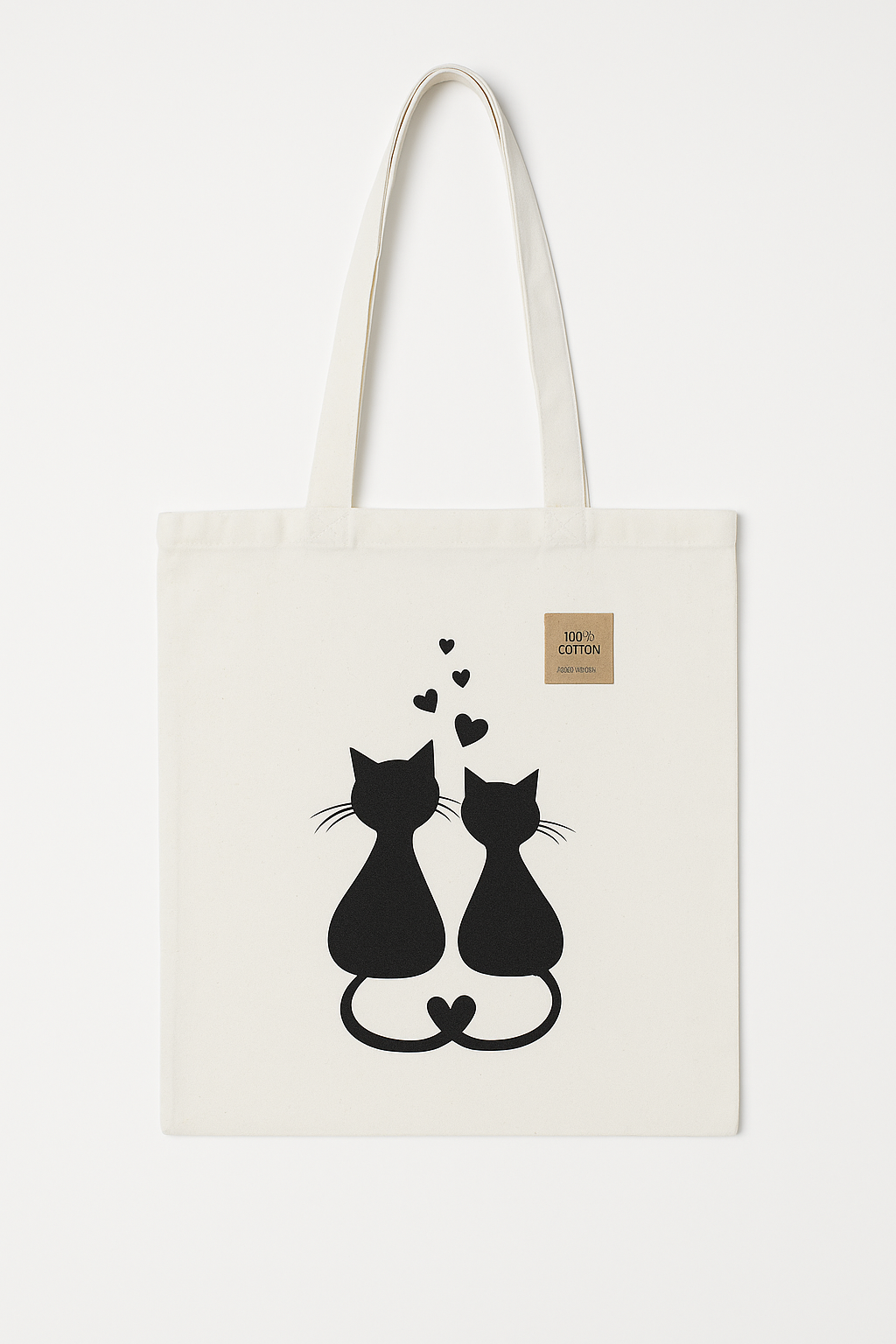 tot bag en coton 42x42cm
