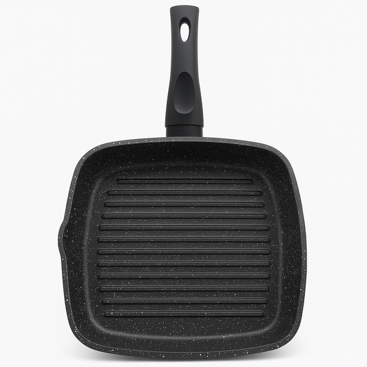 Poêle à griller 24cm revêtement anti-adhérent